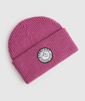 Gymshark Legacy Deep Cuff Beanie Accessories Šeširi Tamno Roze | HR 2097UZG